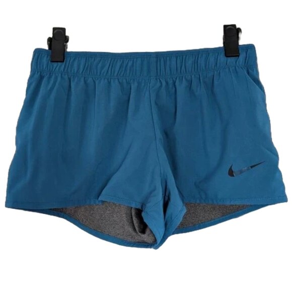 NWT Nike Women's Blue Running Shorts Sz S - Picture 1 of 7
